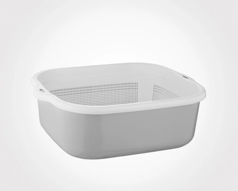 ست آبکش و لگن نسیم سایز 1 لیمون