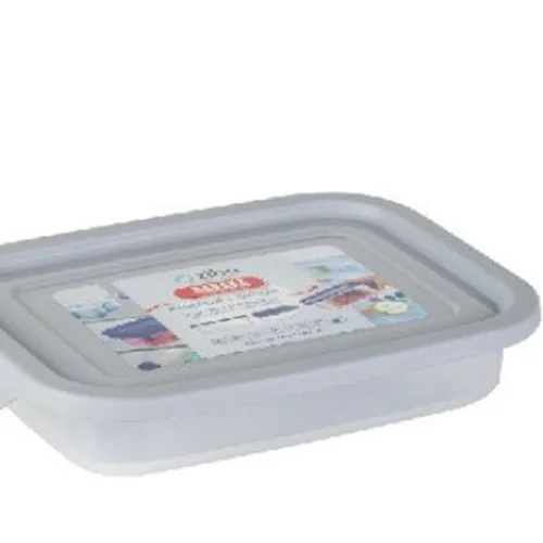 ظرف فریزری مستطیل 600 میلی لیتر باراکا زیباسازان