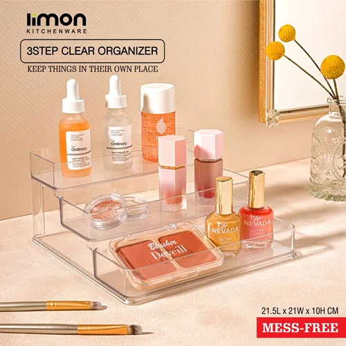 نظم دهنده رومیزی شفاف 3 پله لیمون