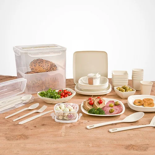 سرویس مسافرتی 60 پارچه 6 نفره لیمون