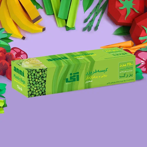 کیسه فریزر رولی 250 عددی آنی