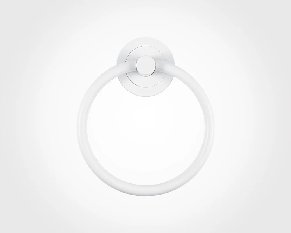 جا حوله ای آویز دیواری گرد لیمون